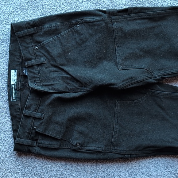 Carhartt Black Double Front Pants Size 4 - Picture 5 of 8
